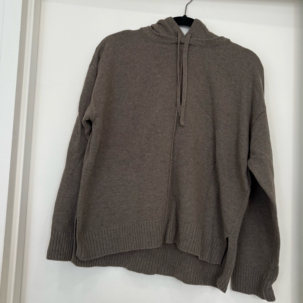 Weekend Max Mara wool hoodie sweatset brown